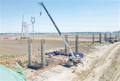 大同绕城高速公路陈庄至肥村段项目施工现场